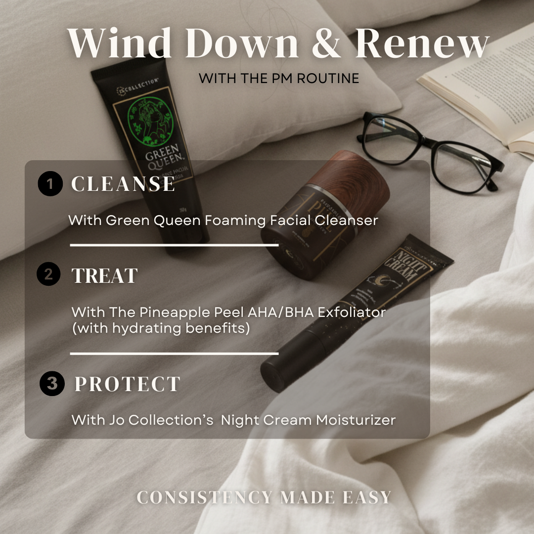 3 steps to night time routine