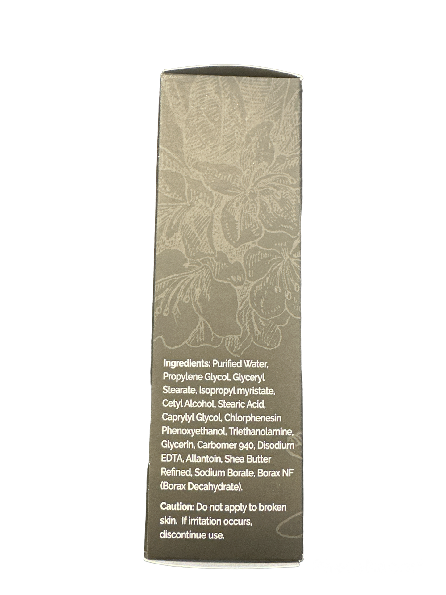 shows ingredients on side of dermatologist recommended hand cream