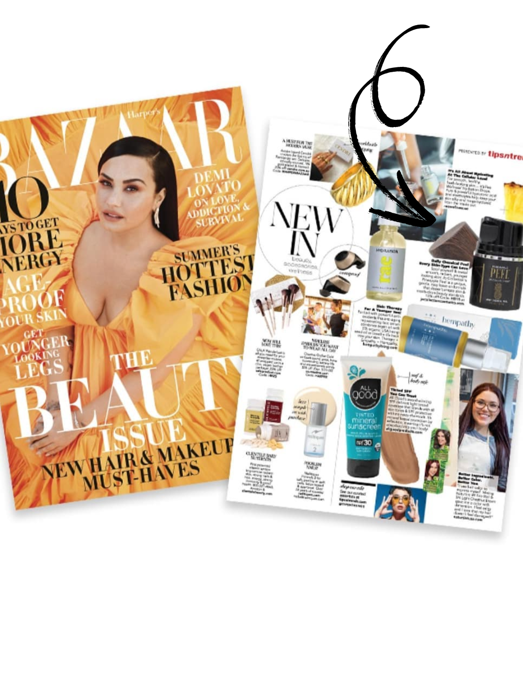 Harpar Bazzar magazine Pineapple Peel inclusion