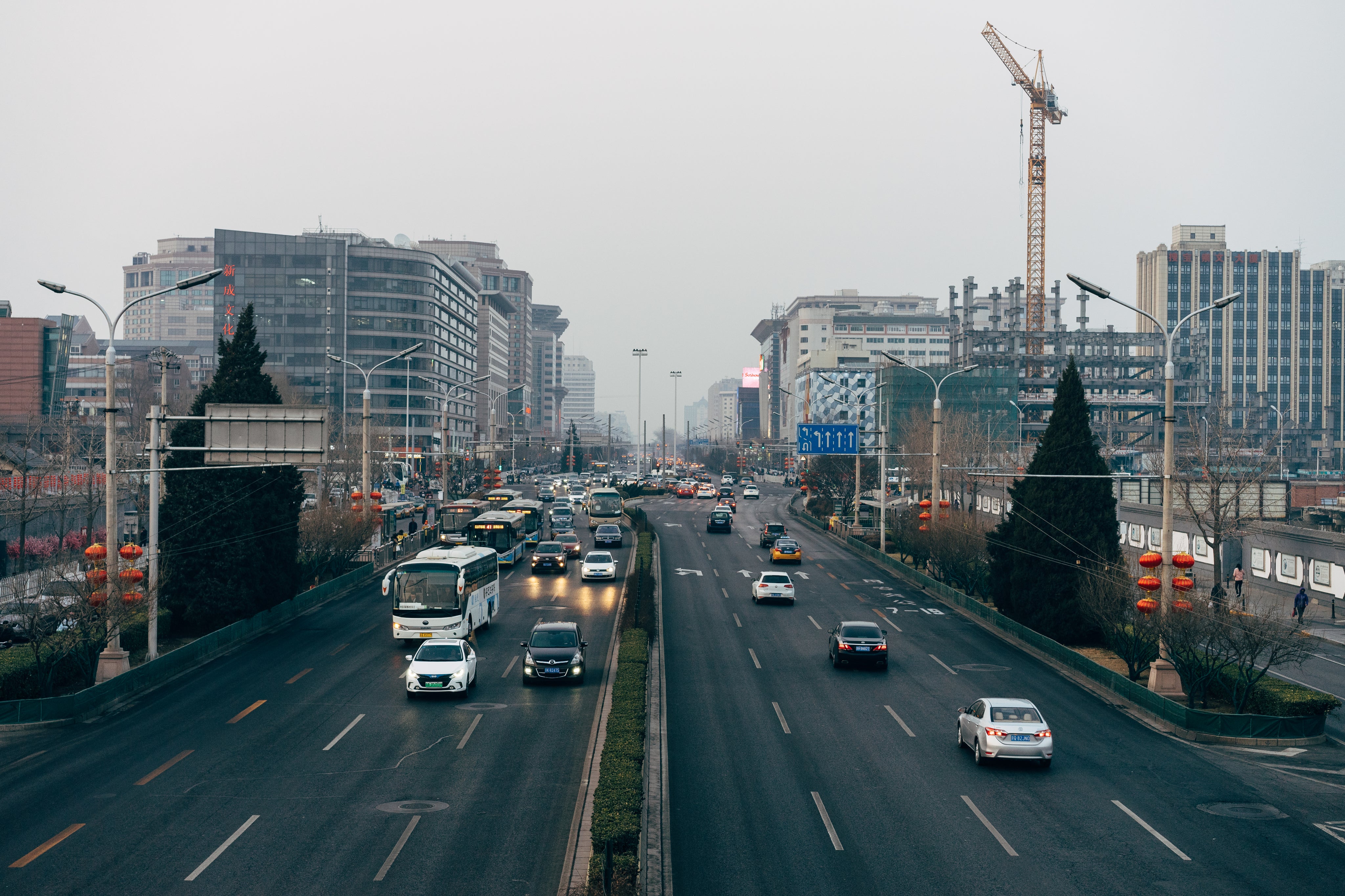 Busy highway