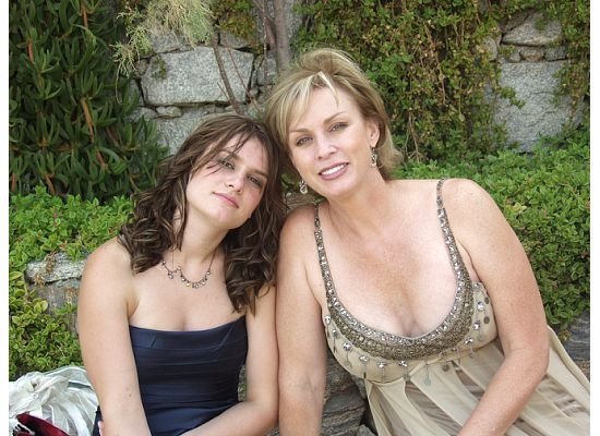 Leah Ward and Mother JO who inspired Jo Collection sitting together