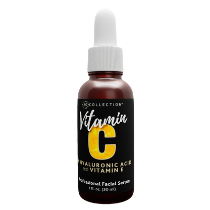 Image of Jo Collections Vitamin C Serum bottle with hyaluronic acid and vitamin E