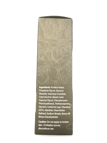 shows ingredients on side of dermatologist recommended hand cream